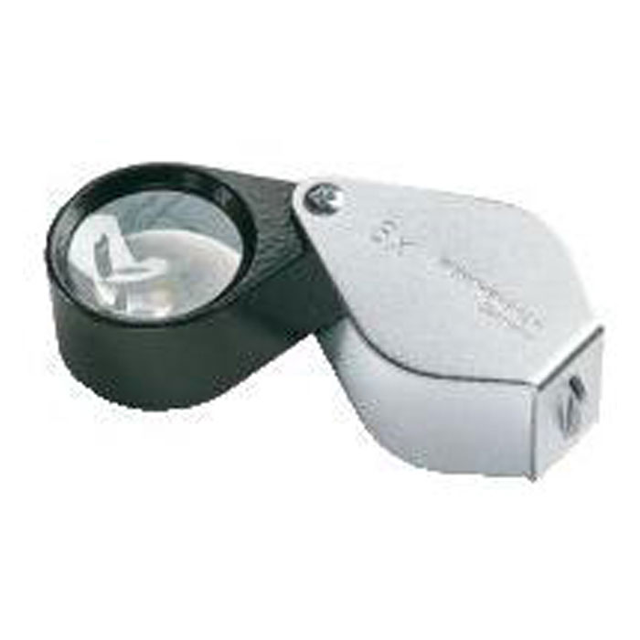 Precision folding magnifier - 6 to 15-fold Enlarges - lens Ø 10-23 mm