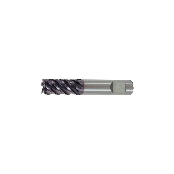 Roughing mill, Ød1 = h10. 6-20mm, Solid Carbide TiAlN, Upper: HB, HR, for INOX-processing