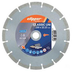 Diamantklinga "Classic Uni" för vinkelslipmaskiner, CLIPPER