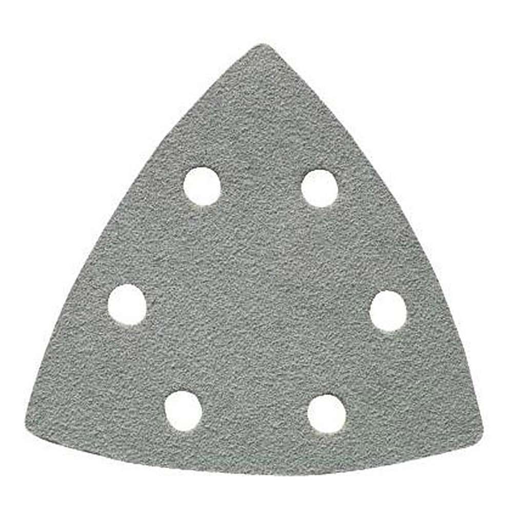 Feuille abrasive triangulaire auto-agrippante - grain 40-320 - 96x96x96 mm - pour peintures, vernis, enduits