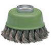 Cup brush, Stainless steel wire, knotted, Brush Ø: 65mm, M14