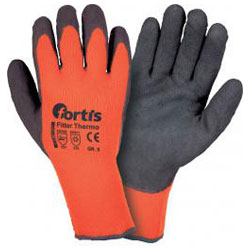 Stickade handskar "FITTER THERMO" - kat. 2 - stl. 9 & 10 - 12 par