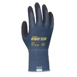 Stickade handskar "ActivGrip® Advance" - kat. 2 - stl. 9 & 10 - 12-pack