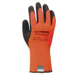 Stickade handskar "PowerGrab® Thermo" - kat. 2 - stl. 9 & 10 - 12 par