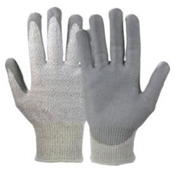 Protective glove "Waredex Work 550" - gray - PU - KCL - size 8 to 10 - VE 10 pair - price per VE