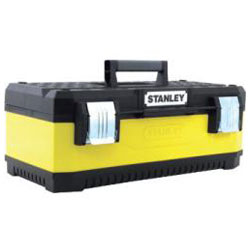 Værktøjskasse - metal og plast - gul - STANLEY®