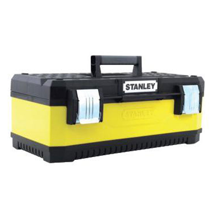 Værktøjskasse - metal og plast - gul - STANLEY®