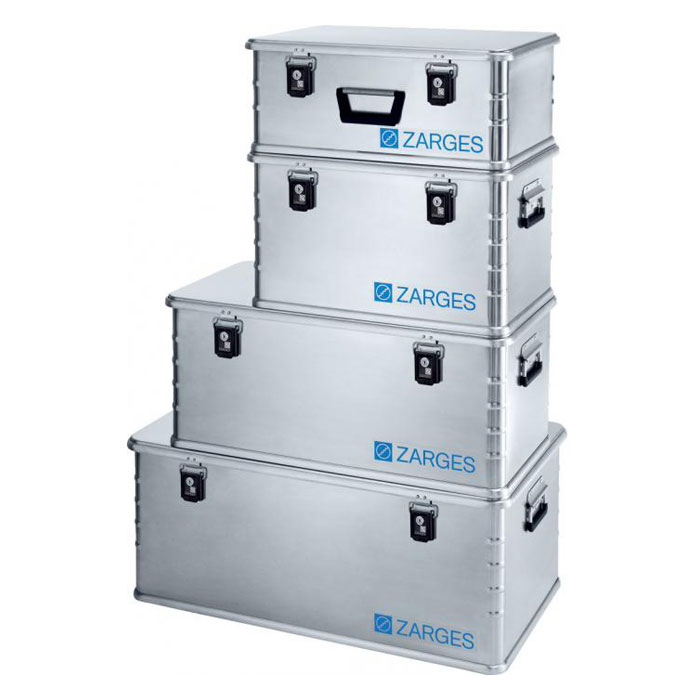 Aluminum transport boxes - various sizes -. ZARGES