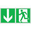 Rescue sign "emergency exit left" - EVERGLOW®