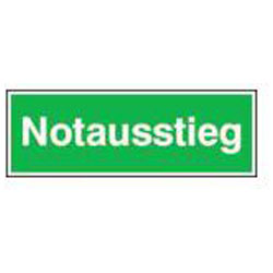 Rettungsschild "Notausstieg" - EVERGLOW®