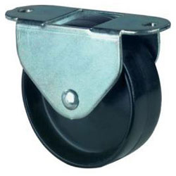 Fixed box castor - plastic wheel - wheel Ã˜ 25 to 50 mm - height 29 to 51 mm - load capacity 35 to 60 kg