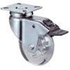 Zestaw kołowy skrętny z hamulcem - Ř koła 50 do 75 mm - wysokość konstrukcyjna 72 do 103 mm - nośność 40 do 50 kg