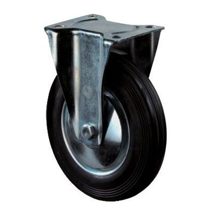 Fixed castor A410.B55 - Roller Bearings - load capacity up to 205 kg - BS ROLLS