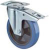 Swivel castor with brake - wheel Ø 100 to 200 mm - construction height 128 to 235 mm - load capacity 140 to 300 kg
