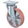 Heavy duty swivel castor - polyurethane wheel - wheel Ã˜ 100 to 200 mm - height 137 to 255 mm - load capacity 280 to 600 kg