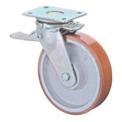Zestaw kołowy skrętny do dużych obciążeń - koło poliuretanowe - Ř koła 100 do 300 mm - wysokość 150 do 365 mm - nośność 295 do 2000 kg