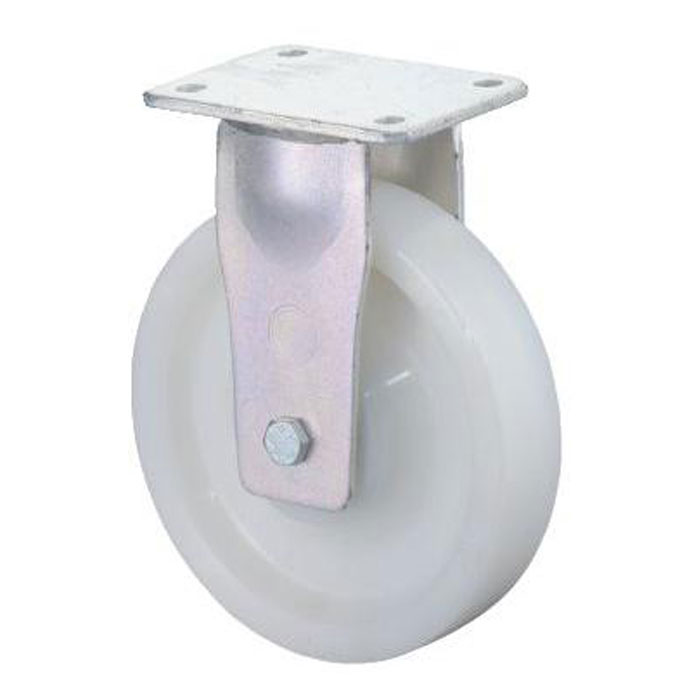 Heavy-duty fixed castor - plastic wheel - wheel Ã˜ 100 to 300 mm - height 150 to 365 mm - load capacity 175 to 2000 kg