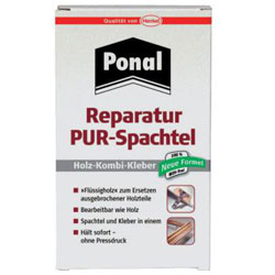 Ponal "Reparatur PUR-Spachtel" - 177 g - colore abete rosso - prezzo per pezzo