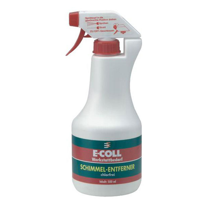 E-COLL Produit anti-moisissure - sans chlore - sans silicone - 500ml - lot  de 6 - prix par conditionnement