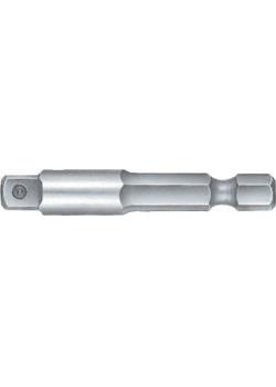 Verbindungsteil - Abtrieb 1/4" und 7mm rund - 6-kant