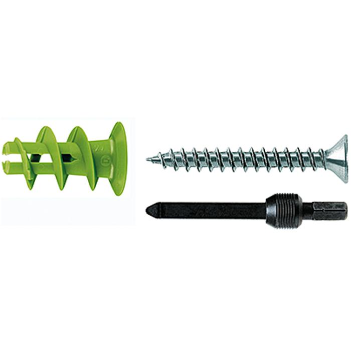 Plasterboard fixing GK GREEN / GREEN GK S - with or without screw - dowel length 22 mm