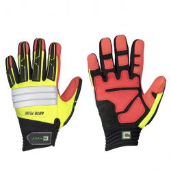 Travail et de loisirs des gants "Slater" - protection d'articulation avec réflexe - Cuir Synthétique - Taille 7-11