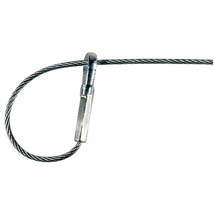 WireClip wire cutters and wire rope with eyelet