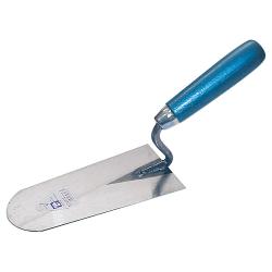 Belgian cleaning trowel - S-neck - stainless steel - blade length 120 to 180 mm - hardwood handle