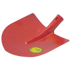 Pelle de Francfort - acier trempé - taille de lame 5 - peint en rouge - avec manche