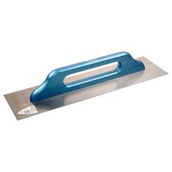 Swiss smoothing trowel - stainless steel - blade length 480 mm - blade width 130 mm - wooden handle