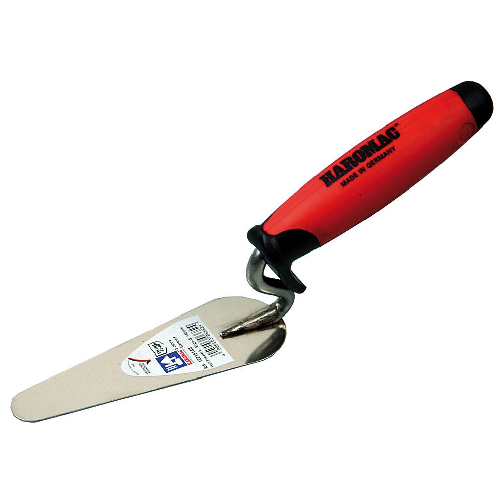 Cat tongue - S-neck - stainless steel - blade length 140 to 160 mm - 2K-Ergo soft grip