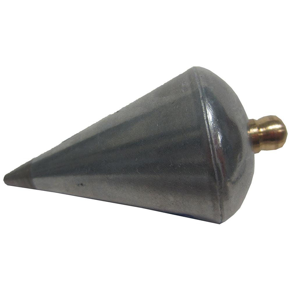 Masonry block - die-cast zinc - steel tip - unscrewable brass button