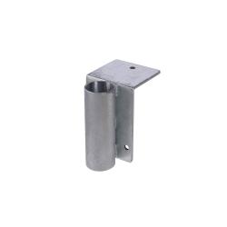 Mounting sleeve - galvanized steel - 1 receptacle - for ramp guard rails
