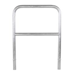 Ramp guardrail - galvanized steel - with knee rail