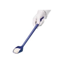 Shovel for food - long handle - PS - blue - content 50 ml or 100 ml - individually packed and sterilized - 10 pieces - price per unit