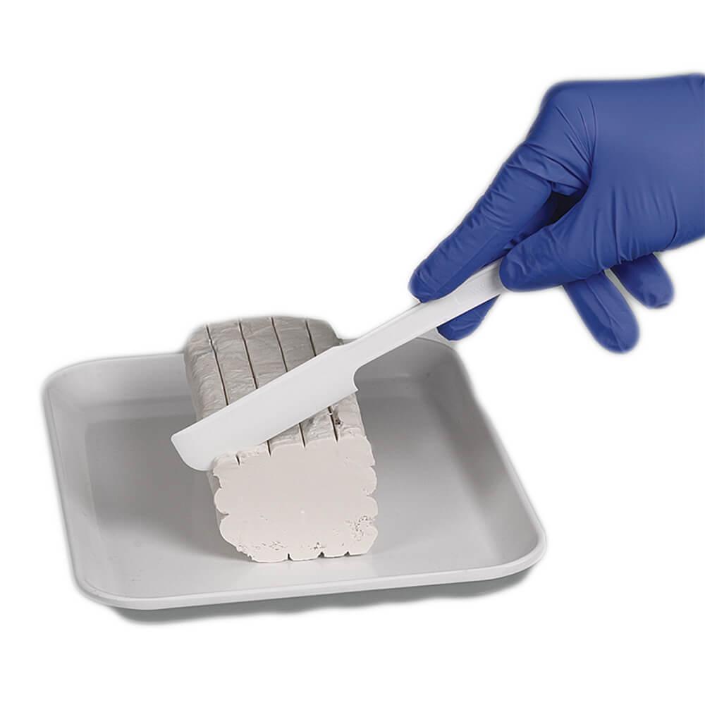 Provspatel - PS - vit - Mått (L x B) 192 mm x 20 mm - Stort förpackning eller individuellt förpackat och steriliserat - PU 100 stycken - Pris per PU