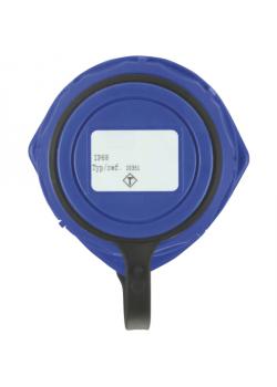 SIROX® Einbausteckdose "oval" - Nennspannung 250 V - Schutzart IP 68 - mit Schutzkappe