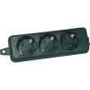 3x protective contact sockets table - rated voltage 250 V - Nominal current 16 A - IP 20 - without cable