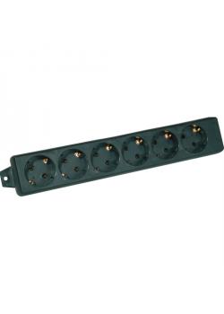6-way earthing contact socket table - rated voltage 250 V - Nominal current 16 A - IP 20 - without cable