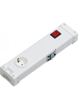 Socket modulsystem VARIO® COMBI - märkspänning 230 V, 50 Hz - märkström 16 A - 1 till 6 gäng versioner - med och utan strömbrytare