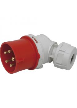 connecteur coudé SIROX® CEE - 5 broches - tension nominale de 400 V - Courant nominal 16 ou 32 A - Degré de protection IP 44