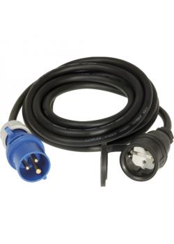 Caravan adapter cable with plug for earthed socket - 3 pole - Voltage 230 V - Nominal current 16 A - Length 1 to 5 m