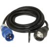 Caravan adapter cable with plug for earthed socket - 3 pole - Voltage 230 V - Nominal current 16 A - Length 1 to 5 m