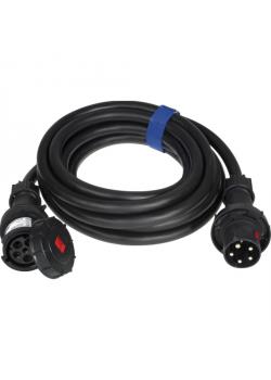 SIROX® CEE extension - 5-pole - Voltage 400 V - Nominal current 63 A - cable cross-section 5 G 16 mm² - IP 67 protection