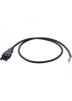 QNEQT connection cable - 1 ST-3P plug / socket 250 V, 16 A - cable H05VV-F 3 G 1.5 mm² or 3 G 2,5 mm² - with sleeve
