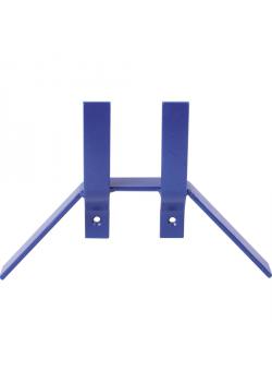 Metal wall mount - incl. Fastening materials - color blue