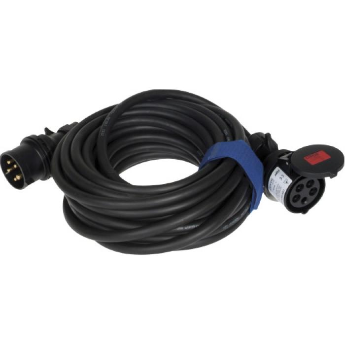 SIROX® CEE extension - tung gummi kabel - 5 pin - mærkespænding 400 V