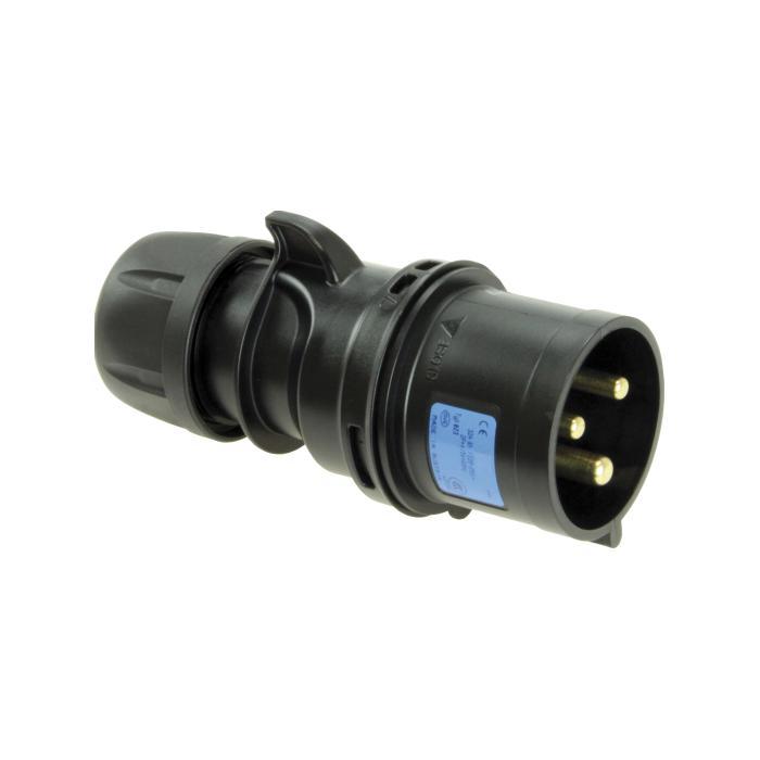 SIROX® CEE plugg - 3 pol - Spenning 230 V - merkestrøm 16 og 32 A - IP 44