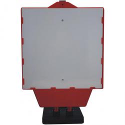 Folding plate - height 900 mm - width 600 mm - Material Plastic