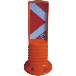Flexibake - pointing right - height 500 mm - width 100 mm - self-righting - Material PUR - color orange
